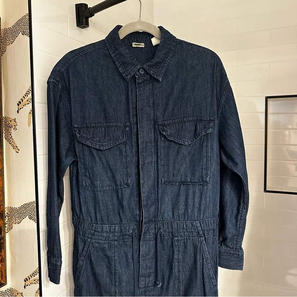 Denim Coveralls Jumpsuit Onepiece - Jeans Vintage Inspired - Picture 4 of 8